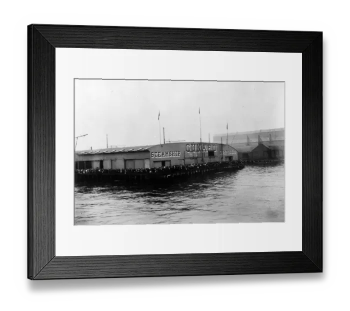 Framed Print : Boston Wharf Framed Print : Boston Wharf
