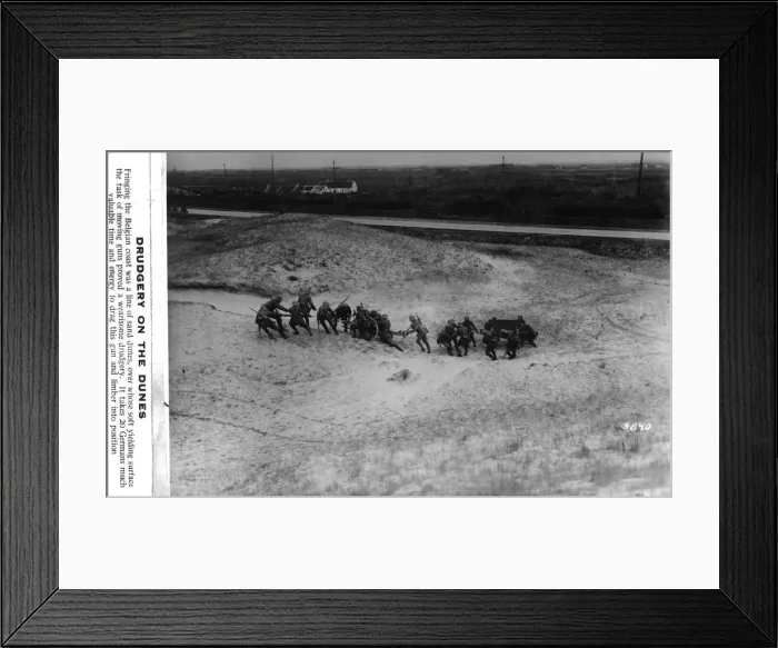 Framed Print : Dune Drudgery Framed Print : Dune Drudgery