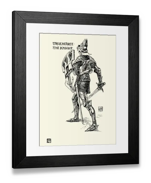 Framed Print : Truehearte the Knight Framed Print : Truehearte the Knight