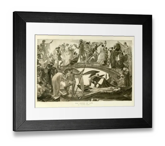 Framed Print : The Bridge of Life