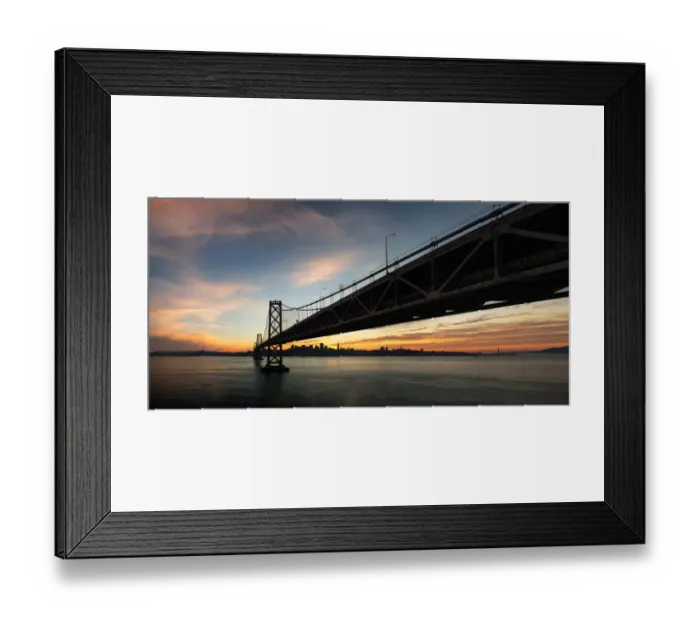 Framed Print : Bay bridge Framed Print : Bay bridge