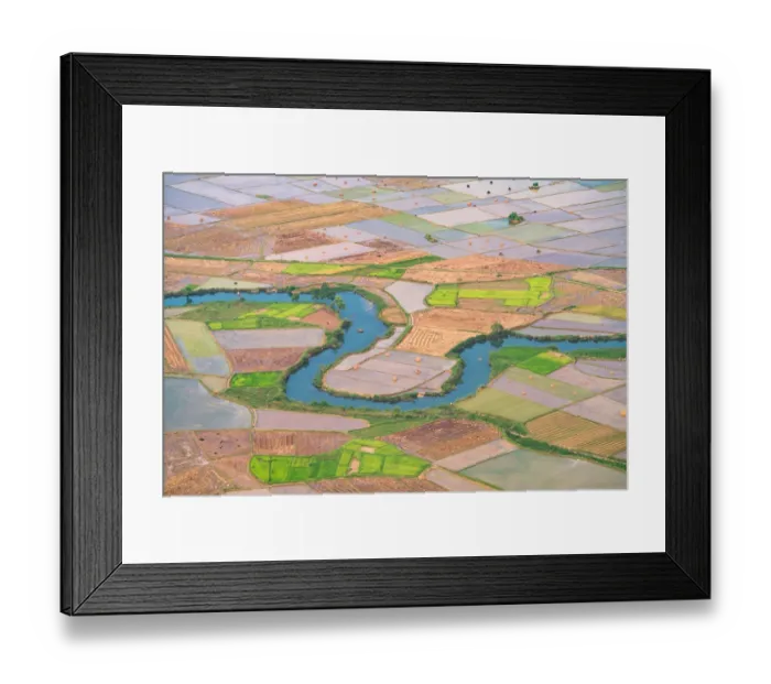 Framed Print : Rice field in valley in Bac Son Viewpoint at Lang Son in Vietnam Rainy Season Framed Print : Rice field in valley in Bac Son Viewpoint at Lang Son in Vietnam Rainy Season