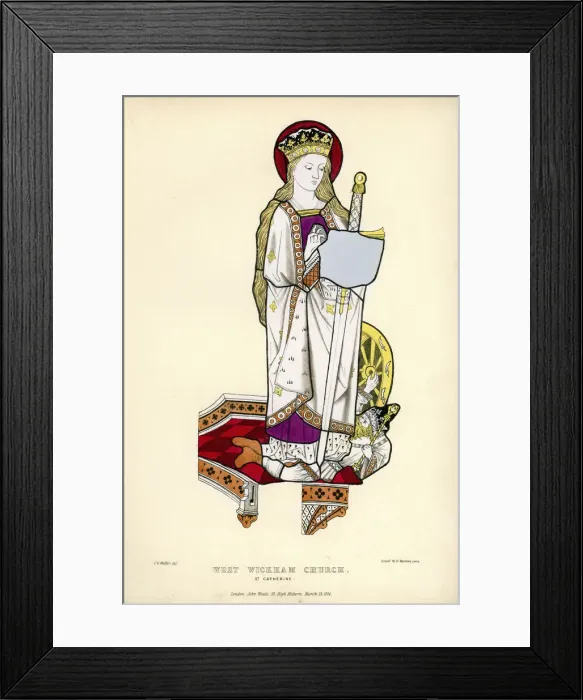 Framed Print : Saint Catherine Framed Print : Saint Catherine