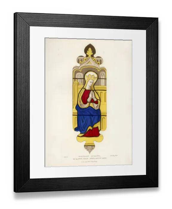Framed Print : The Blessed Virgin
