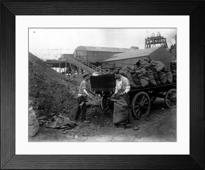 Framed Print : Loading Coal Framed Print : Loading Coal