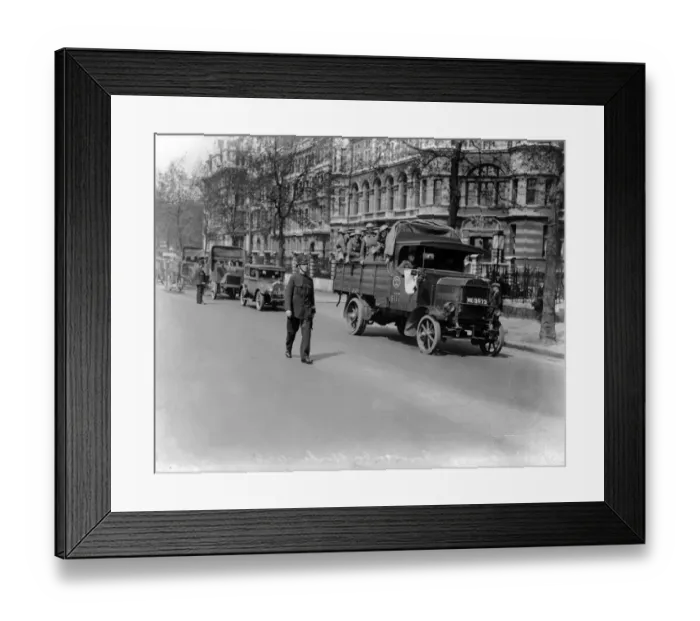 Framed Print : Food Convoy Framed Print : Food Convoy