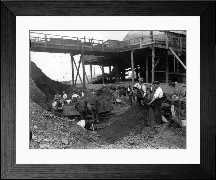 Framed Print : Sifting Coal Framed Print : Sifting Coal
