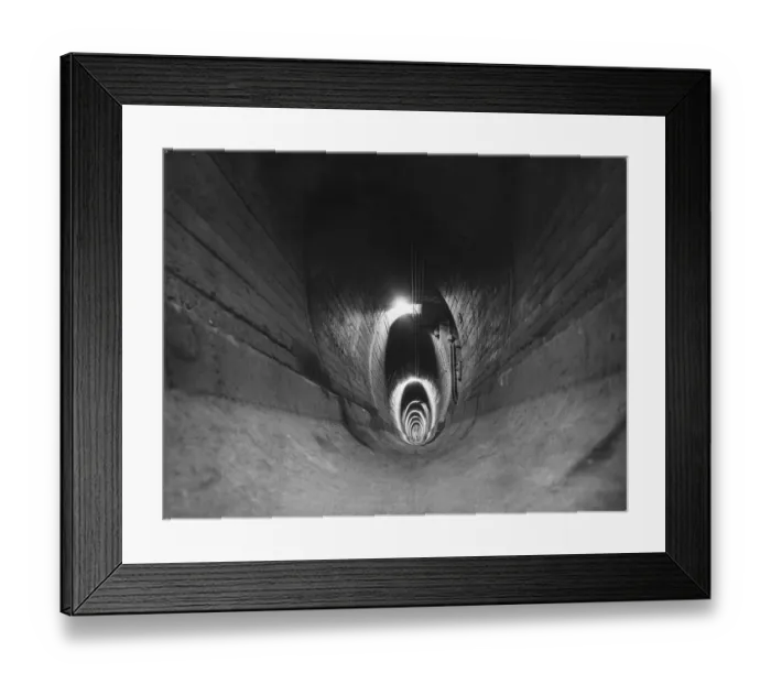 Framed Print : Control Tunnel Framed Print : Control Tunnel