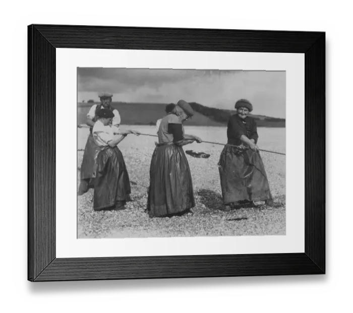 Framed Print : Hauling In The Catch Framed Print : Hauling In The Catch