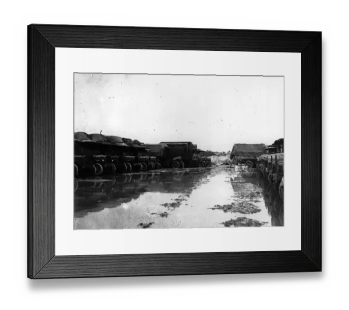Framed Print : Flooded Camp Framed Print : Flooded Camp