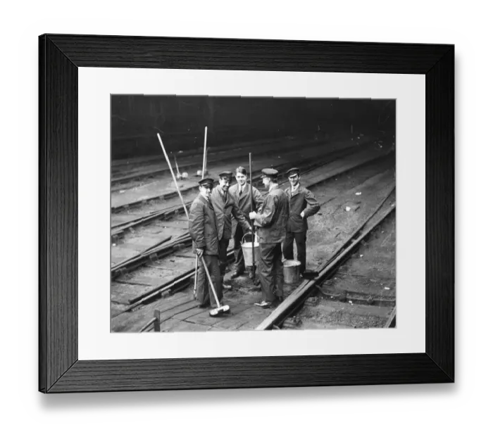 Framed Print : Railway Workers Framed Print : Railway Workers
