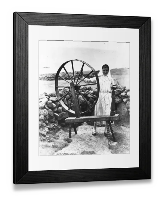 Framed Print : Spinning Wheel