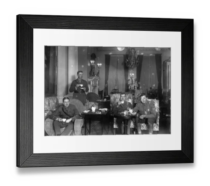 Framed Print : Officers At Home Framed Print : Officers At Home
