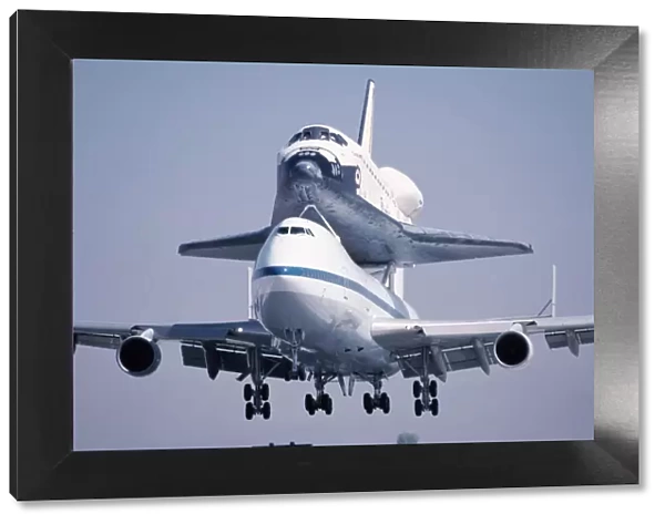 NASA Boeing Space Shuttle and Boeing 747 Carrier Aircraft