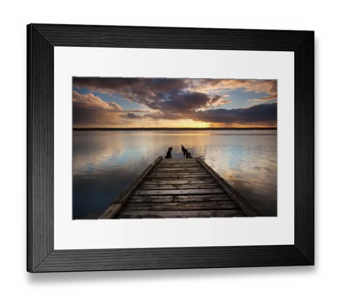 Framed Print : Sunset at Dorset