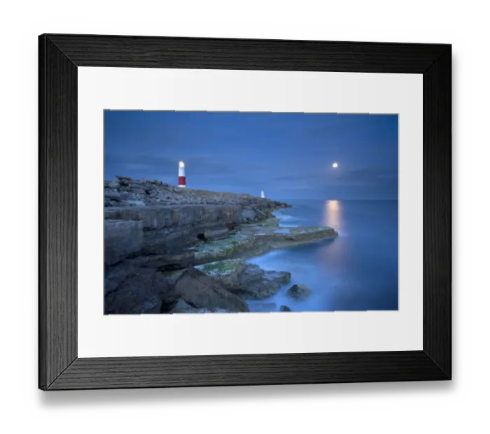 Framed Print : Portland Moonrise Framed Print : Portland Moonrise