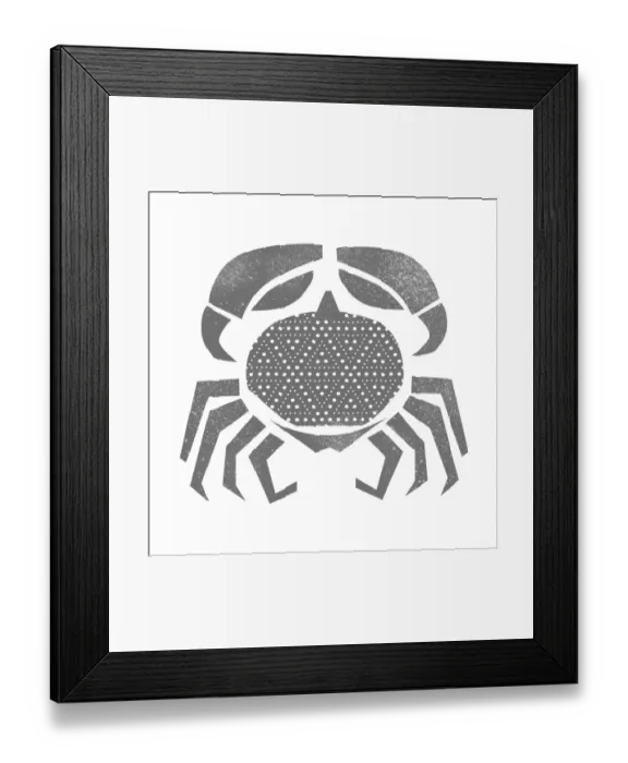 Framed Print : Astrology zodiac signs - cancer Framed Print : Astrology zodiac signs - cancer