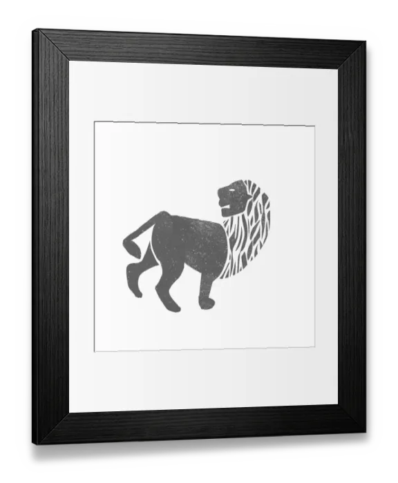 Framed Print : Astrology zodiac signs - leo Framed Print : Astrology zodiac signs - leo