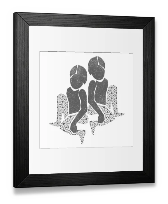 Framed Print : Astrology zodiac signs - gemini Framed Print : Astrology zodiac signs - gemini