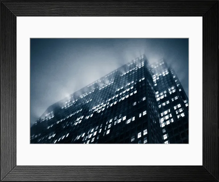 Framed Print : Foggy night Framed Print : Foggy night