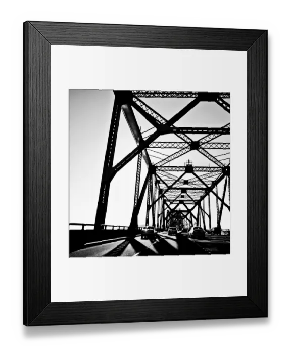 Framed Print : Bridge crossing Framed Print : Bridge crossing