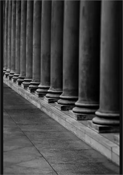 Abstract of a colonnade