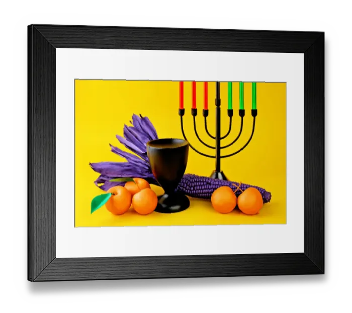 Framed Print : Kwanzaa altar Framed Print : Kwanzaa altar