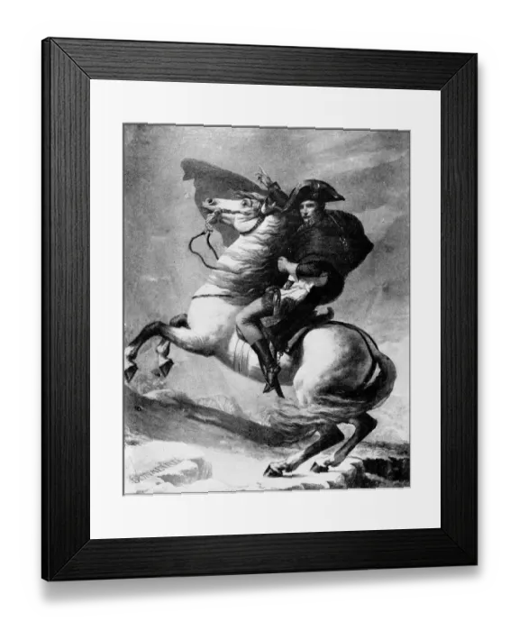 Framed Print : Antique illustration: Napoleon Bonaparte Framed Print : Antique illustration: Napoleon Bonaparte