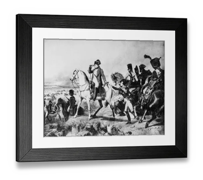 Framed Print : Antique photo of paintings: Battle of Wagram by Vernet Framed Print : Antique photo of paintings: Battle of Wagram by Vernet