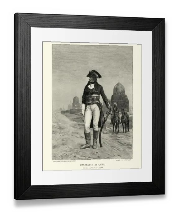 Framed Print : Napoleon Bonaparte in Cairo, Egypt Framed Print : Napoleon Bonaparte in Cairo, Egypt