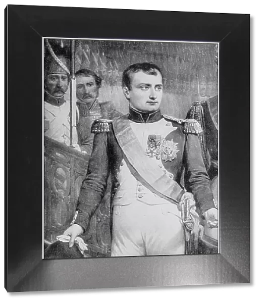 Antique photo of paintings: Napoleon by Gosse