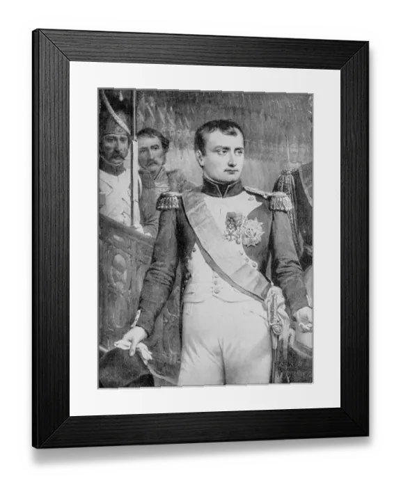 Framed Print : Antique photo of paintings: Napoleon by Gosse Framed Print : Antique photo of paintings: Napoleon by Gosse