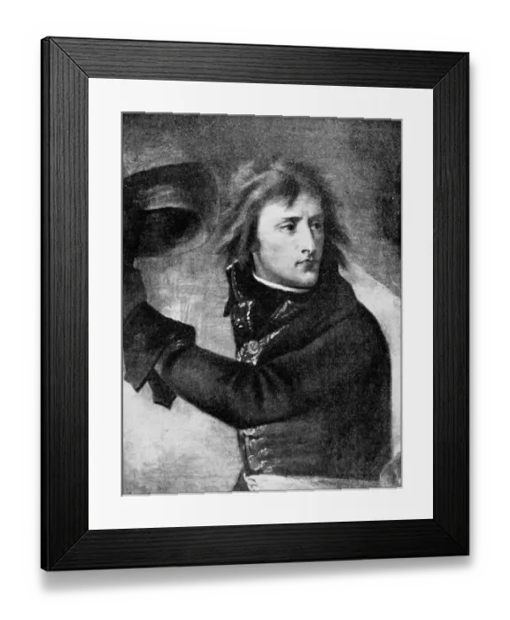 Framed Print : Antique illustration: Napoleon Bonaparte Framed Print : Antique illustration: Napoleon Bonaparte
