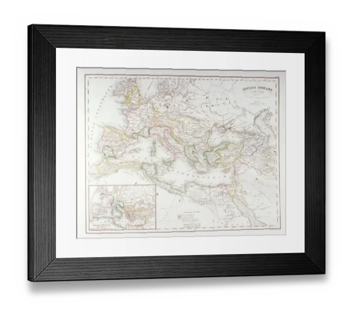 Framed Print : Roman Empire at the time of Augustus Framed Print : Roman Empire at the time of Augustus