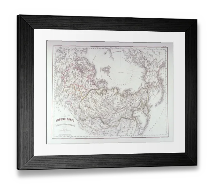 Framed Print : Russian Empire in Europe, Asia and America Framed Print : Russian Empire in Europe, Asia and America