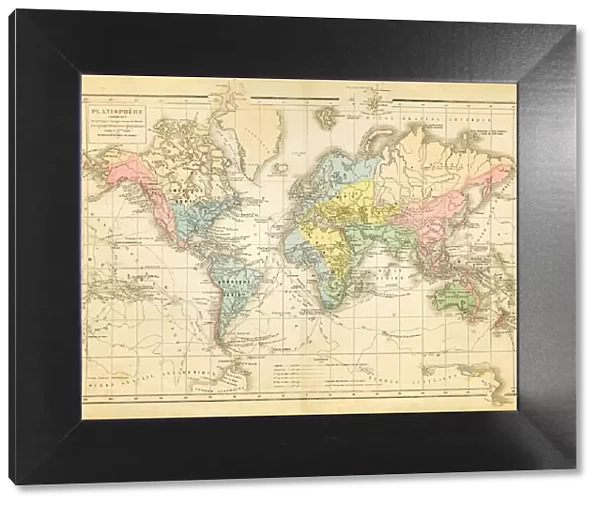 world map 1882