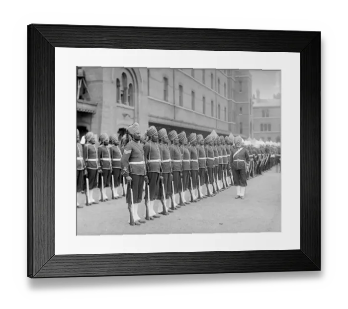 Framed Print : Sikh Soldiers Framed Print : Sikh Soldiers