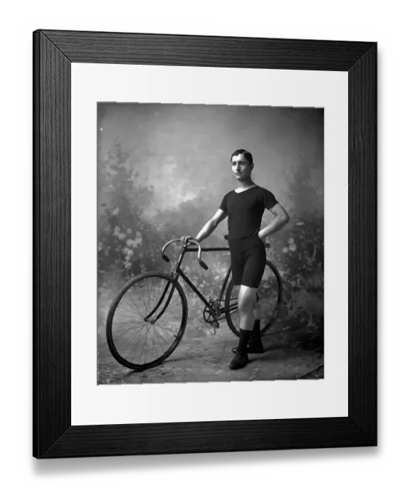 Framed Print : Racing Cyclist Framed Print : Racing Cyclist
