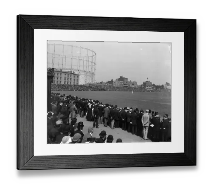 Framed Print : Oval Crowd Framed Print : Oval Crowd