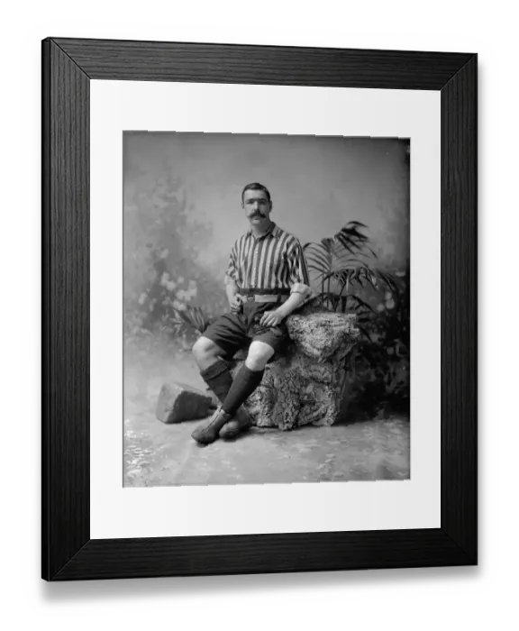 Framed Print : Footballer Framed Print : Footballer