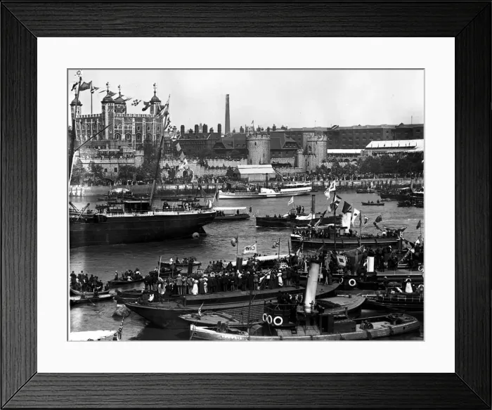 Framed Print : Tower And Thames Framed Print : Tower And Thames