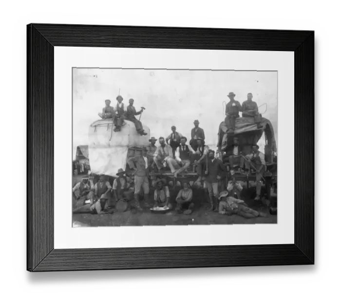Framed Print : Resting Boers