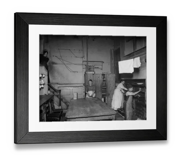 Framed Print : Greyhound Kitchen Framed Print : Greyhound Kitchen