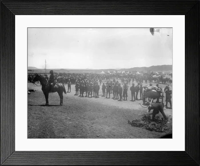Framed Print : British Troops