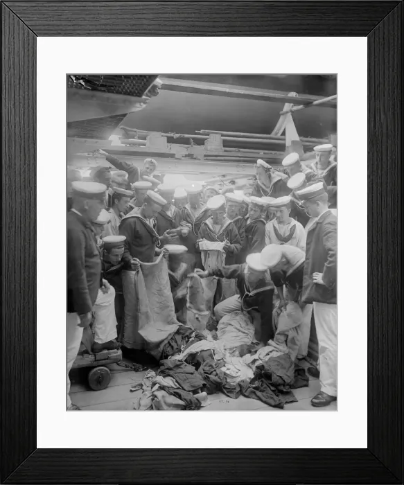 Framed Print : Ships Laundry
