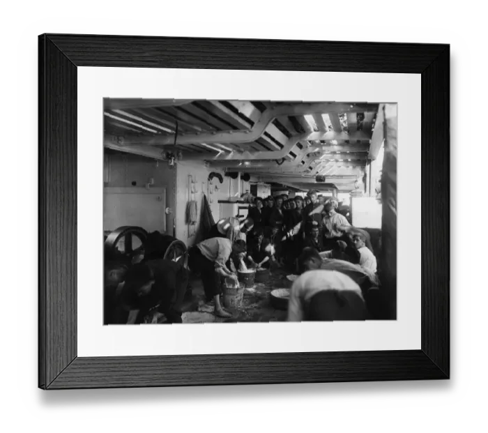 Framed Print : Naval Wash Day Framed Print : Naval Wash Day