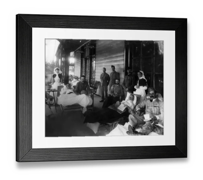 Framed Print : Orderly Hospital