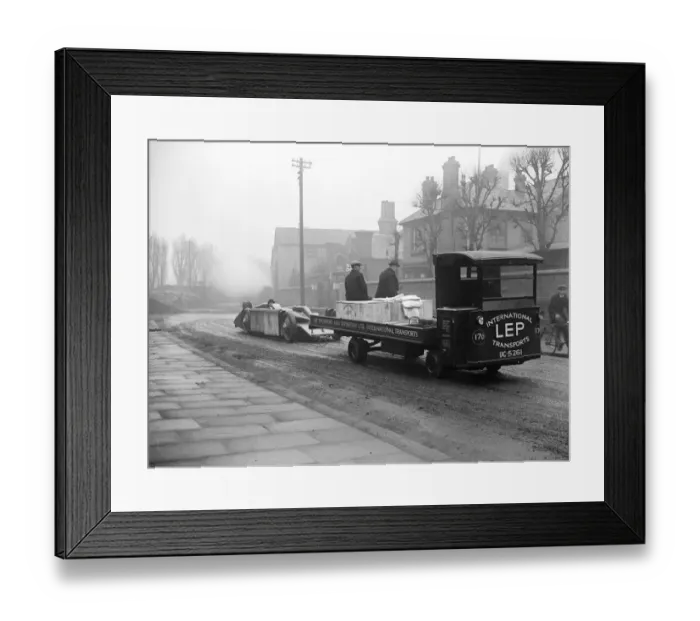 Framed Print : Towing Segrave Framed Print : Towing Segrave