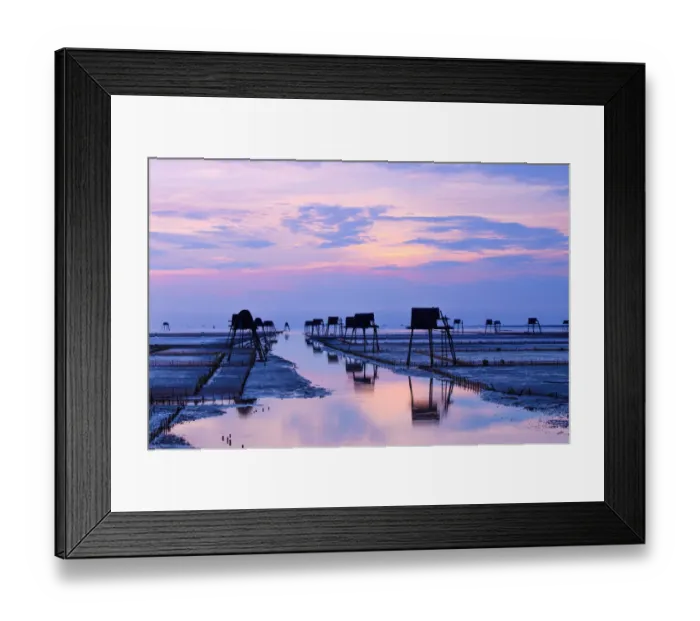 Framed Print : Vietnam landscape - Dong Chau - Thai Binh