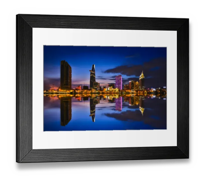 Framed Print : Landscape of Saigon, Ho Chi Minh City, Vietnam Framed Print : Landscape of Saigon, Ho Chi Minh City, Vietnam